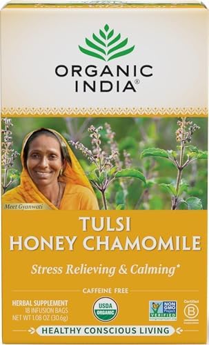 Organic India Tulsi Honey Chamomile Tea